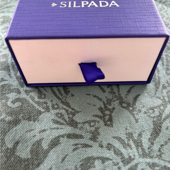 Silpada Silver Ring with Dark Green Stone - Picture 6 of 6